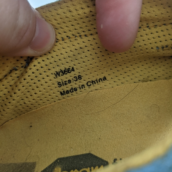 VIBRAM SZ 38 (6.5-7) FIVE FINGER BLUE YELLOW ATHLETIC SHOE - Picture 4 of 9